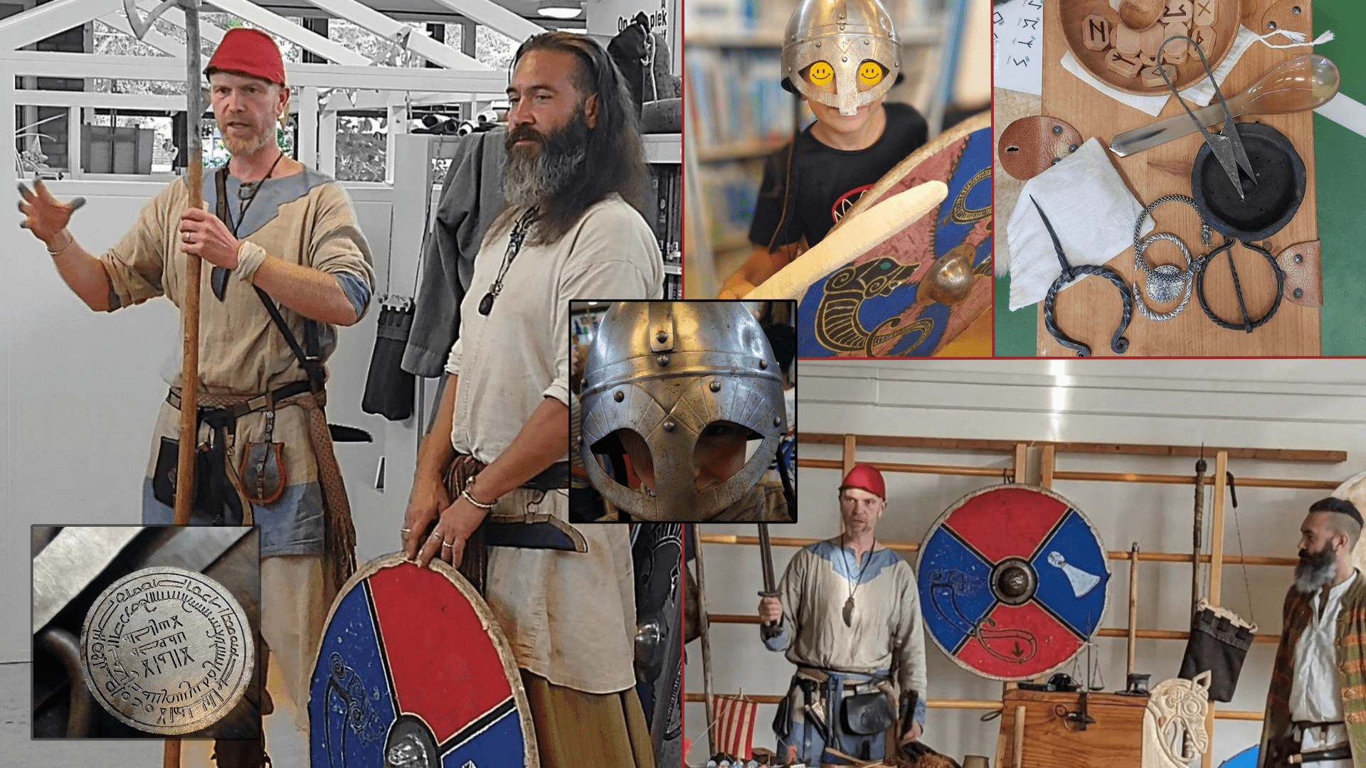 Viking voor de Klas verzamelfoto met Jorg en Ulfar