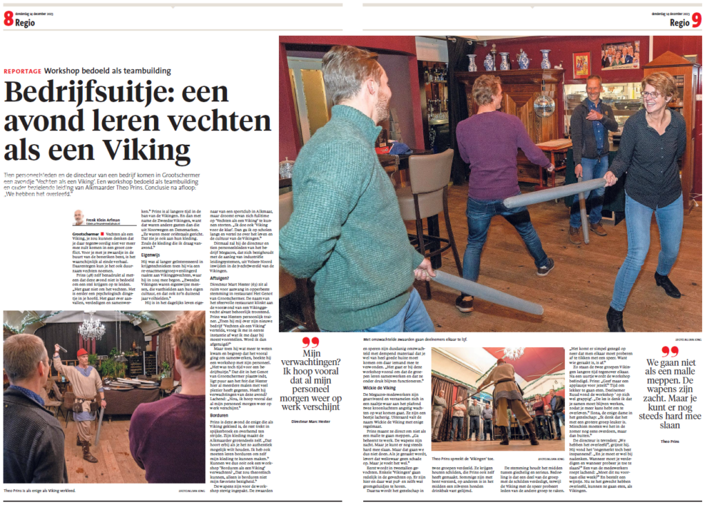 teambuilding workshop viking vechten